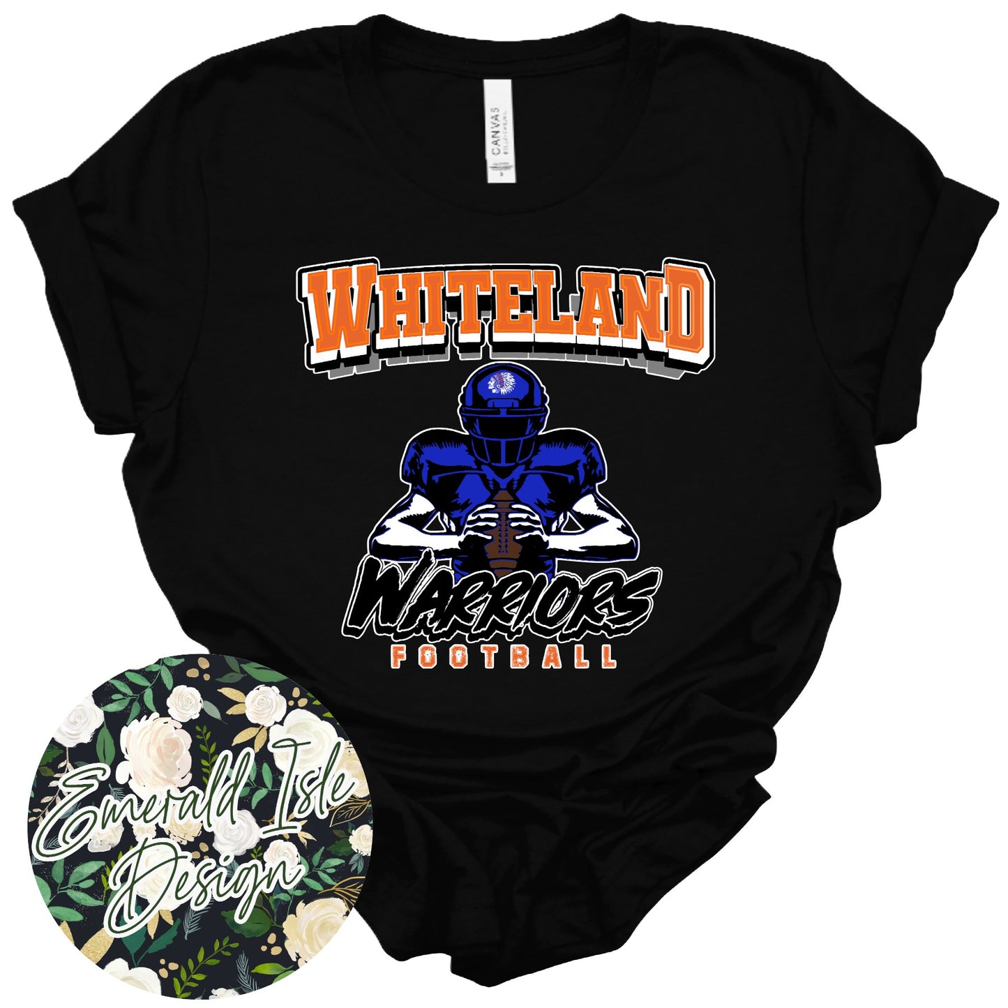 Whiteland Warriors Football Design