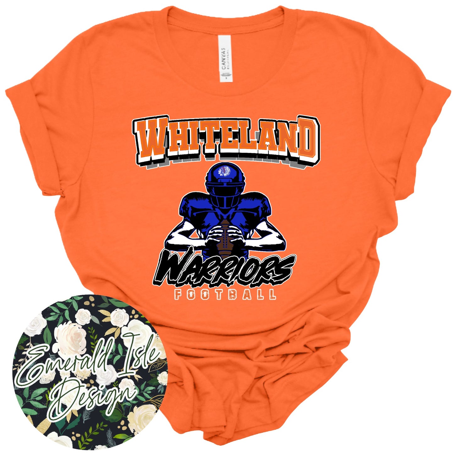 Whiteland Warriors Football Design