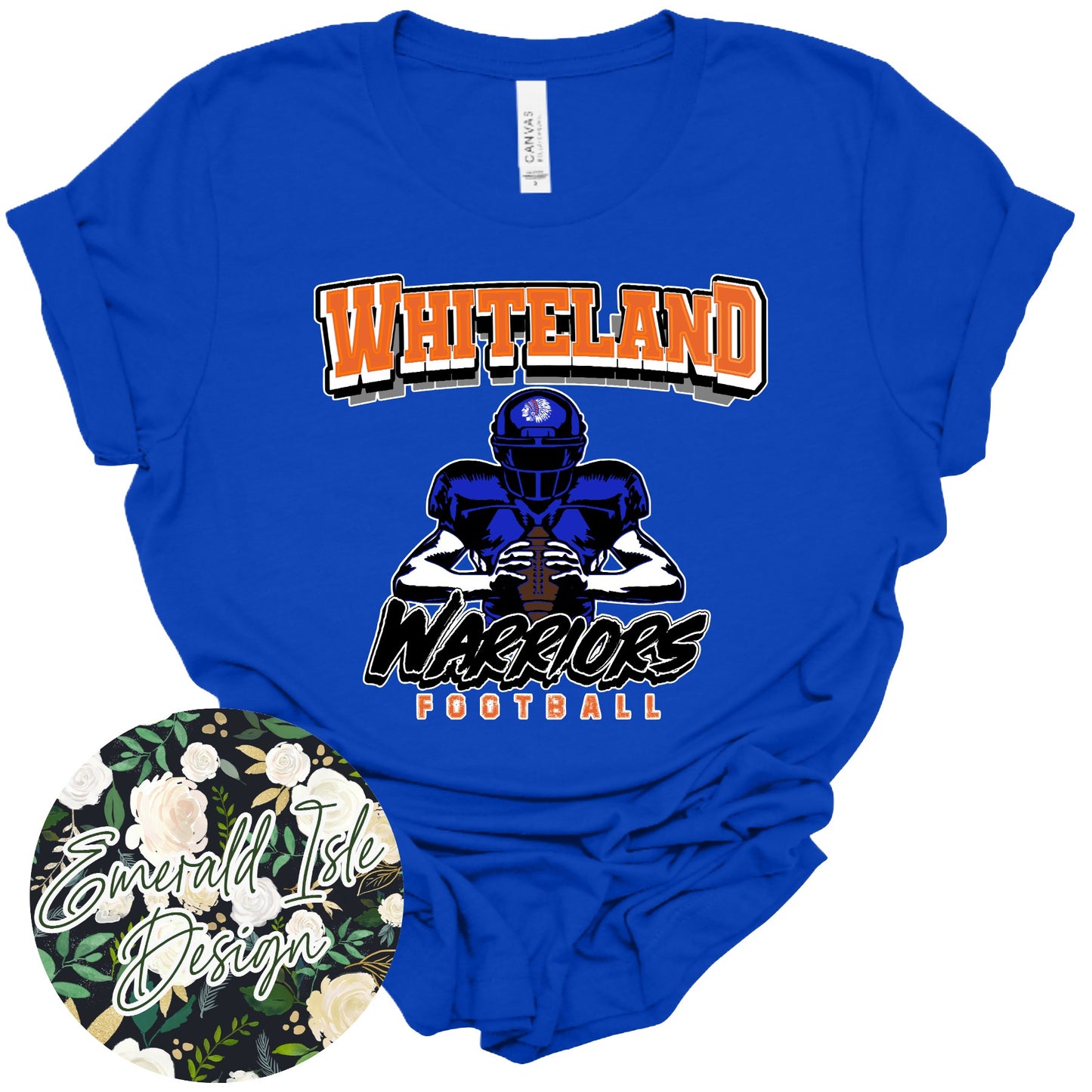 Whiteland Warriors Football Design