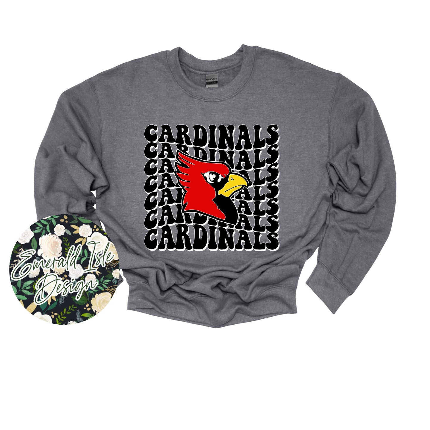 Cardinals Groovy Repeat Design