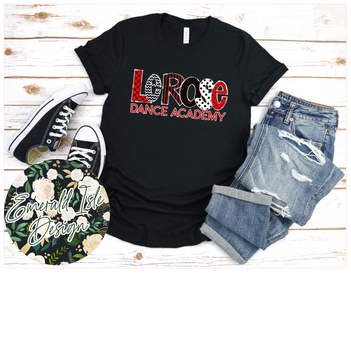 Le Rose Dance Academy Doodle Design