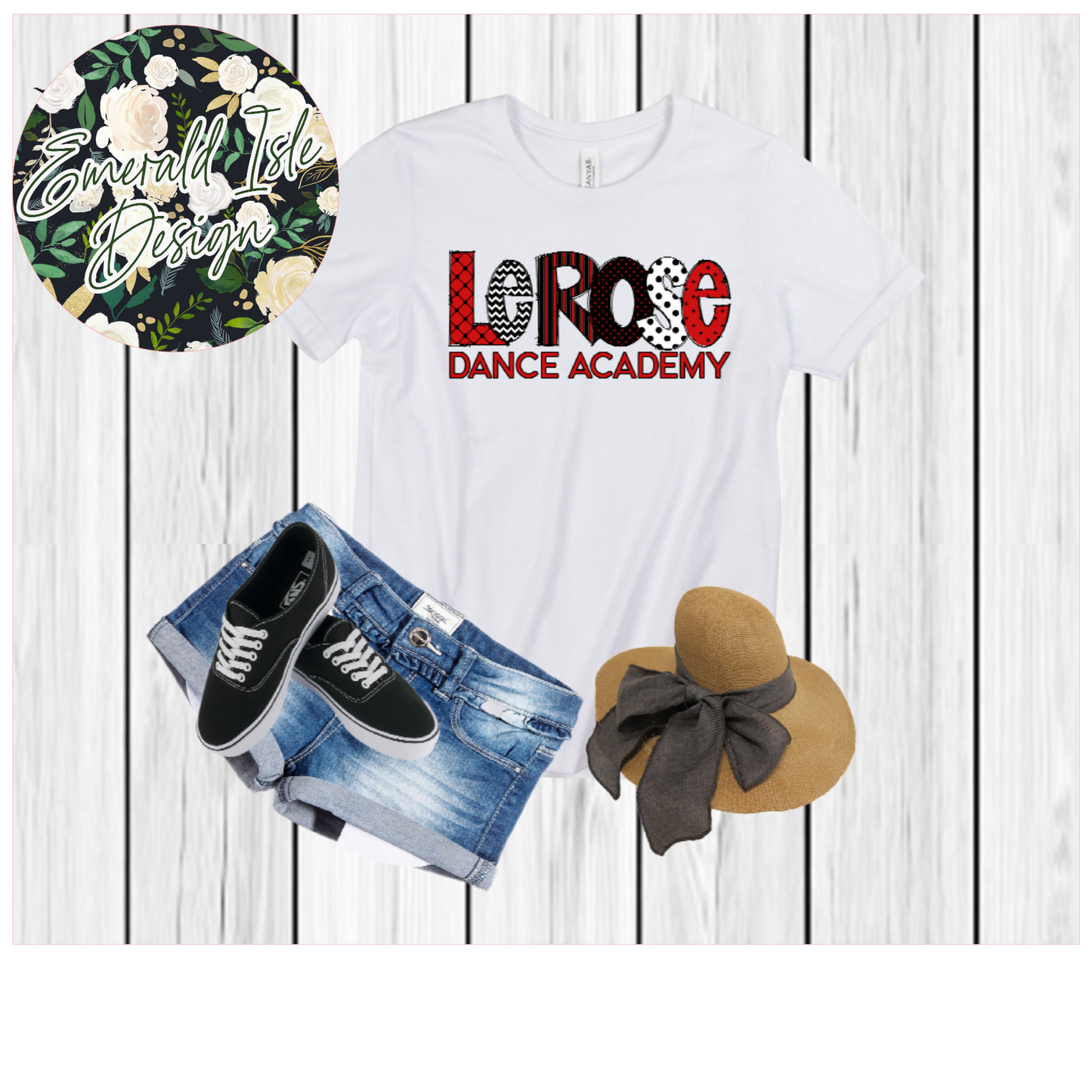 Le Rose Dance Academy Doodle Design