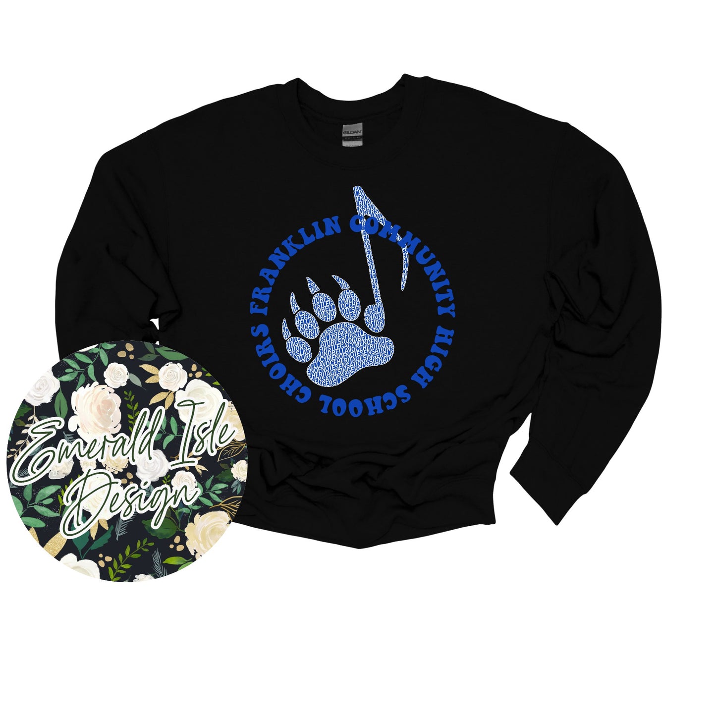 Franklin Choirs Retro Circle Design