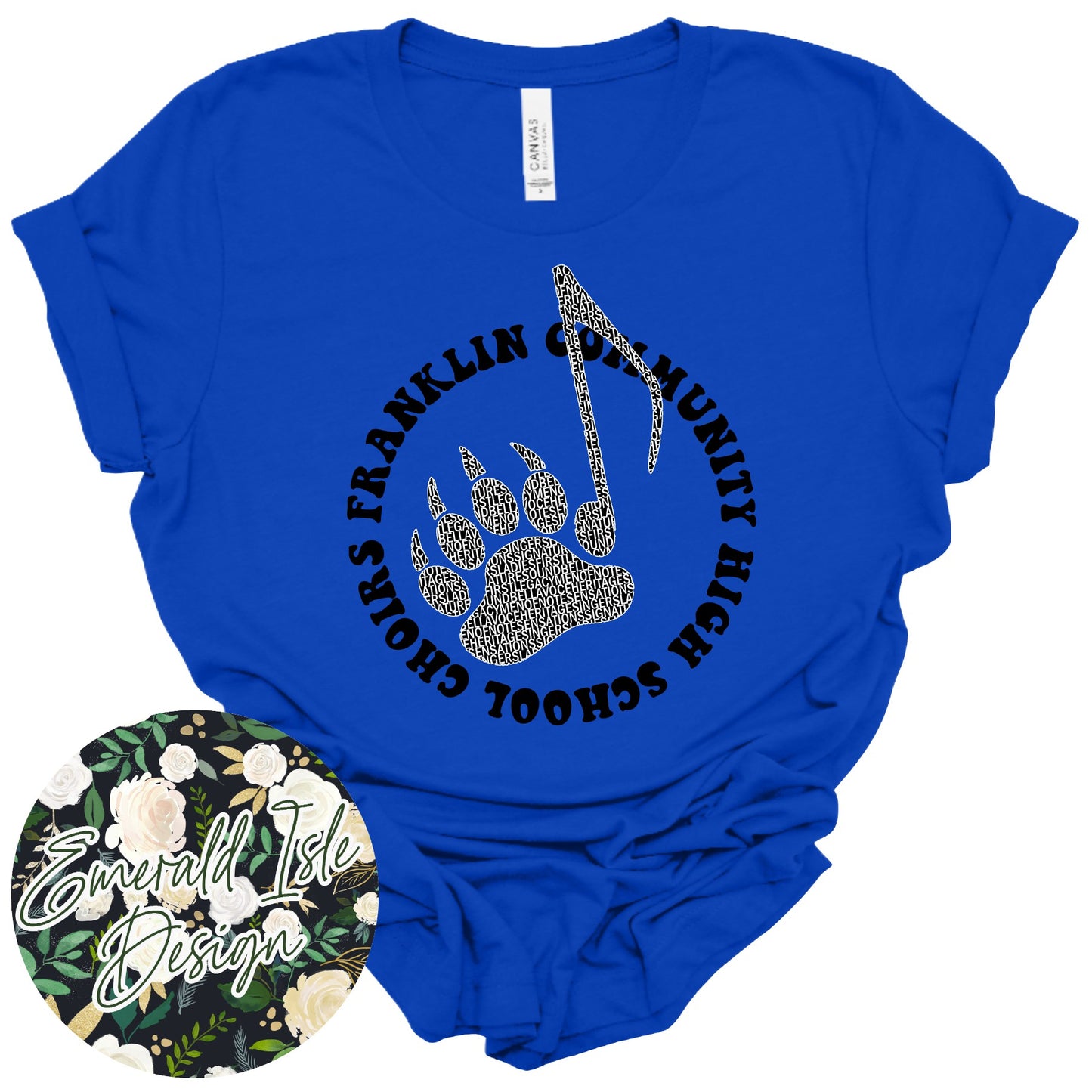 Franklin Choirs Retro Circle Design