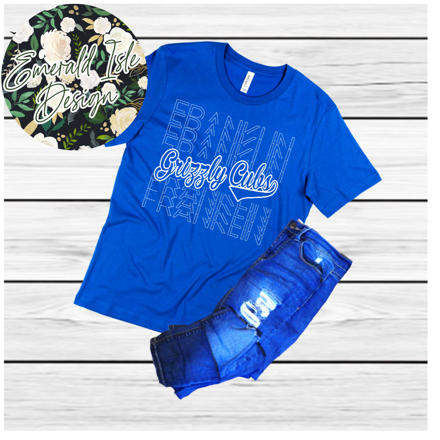 Franklin Repeat Retro Design