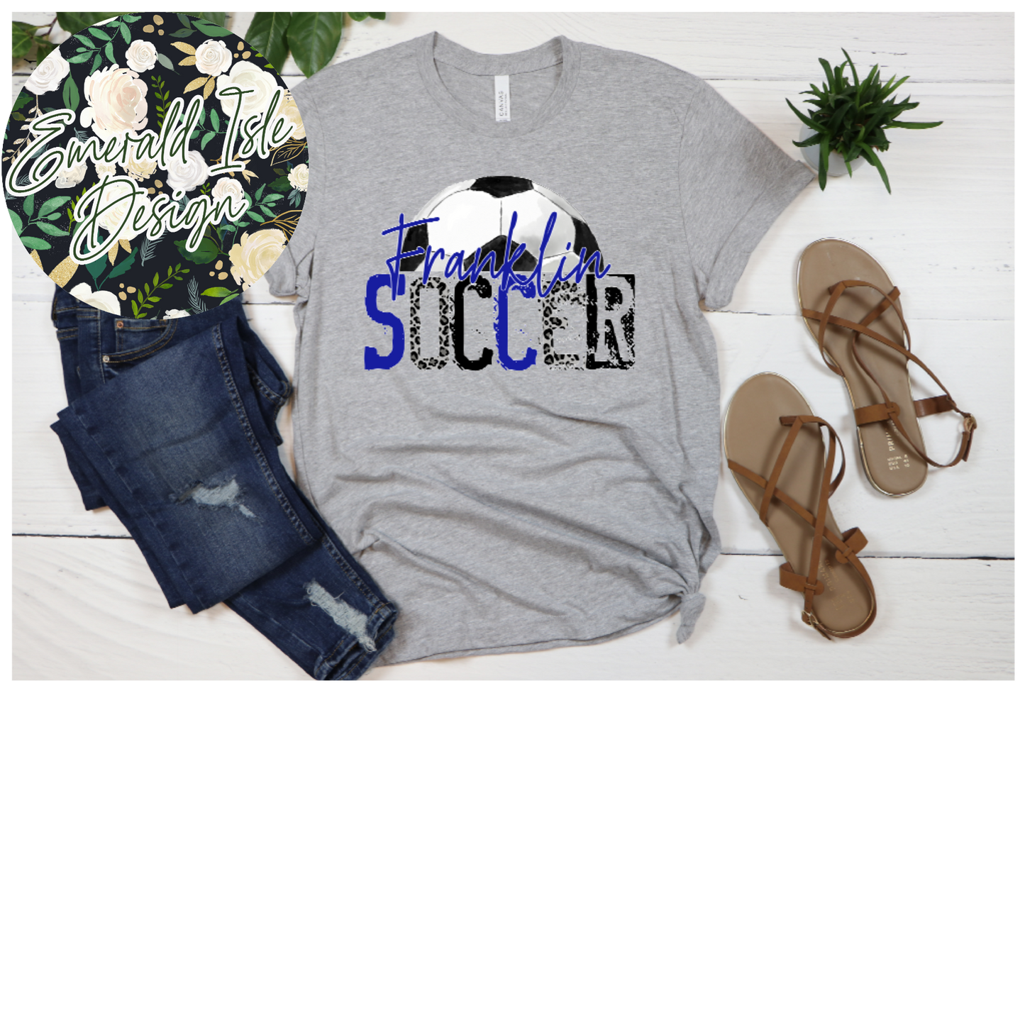 Franklin Soccer Stamp Design
