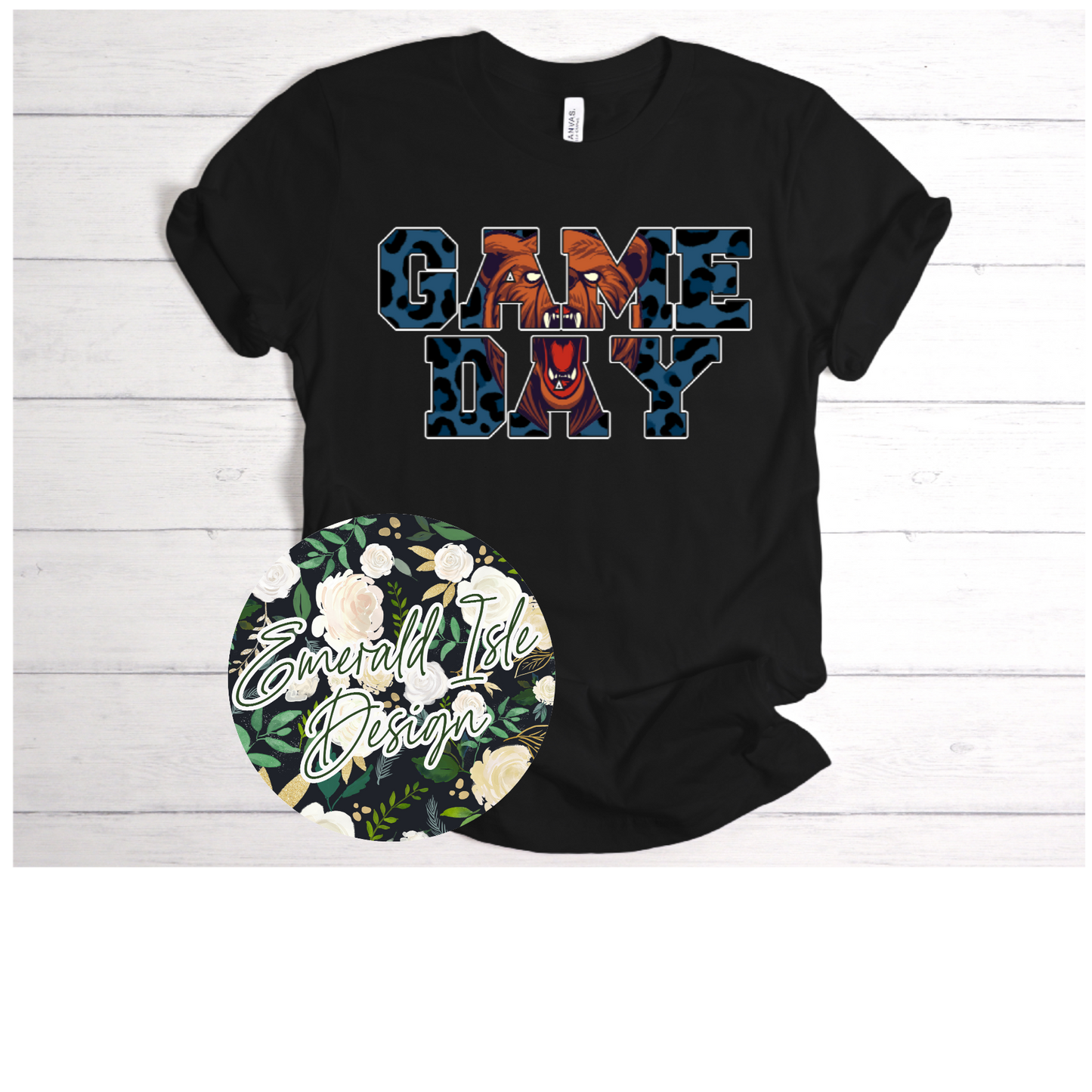 Franklin Dark Blue Game Day Design