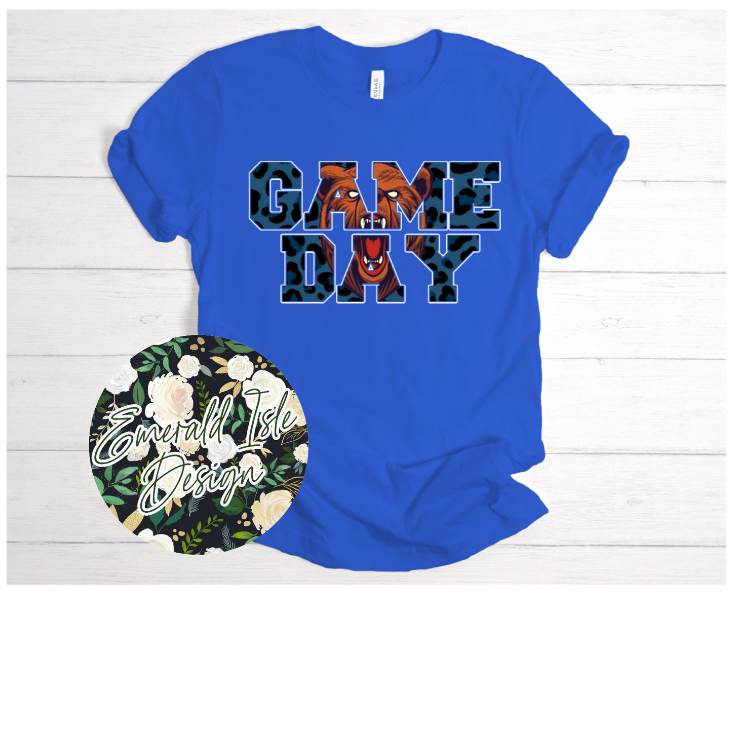 Franklin Dark Blue Game Day Design