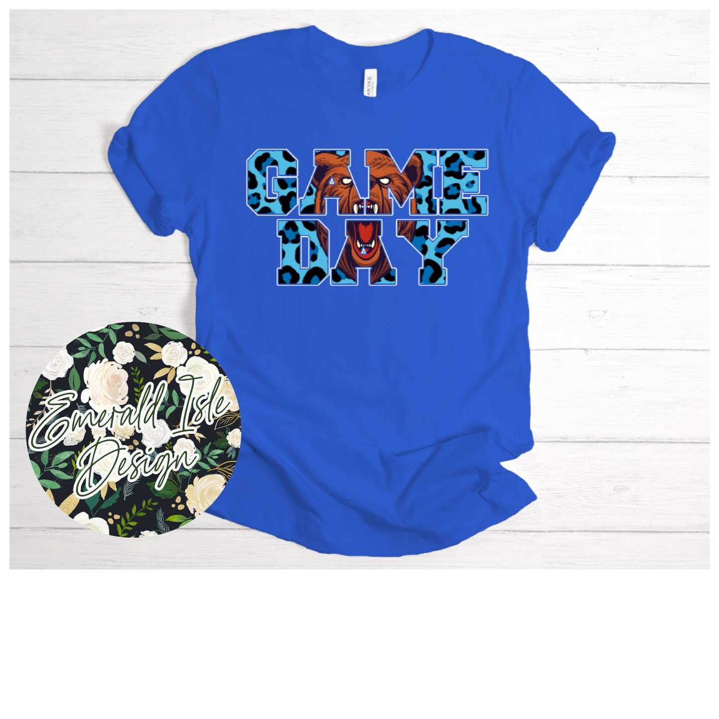 Franklin Light Blue Game Day Design