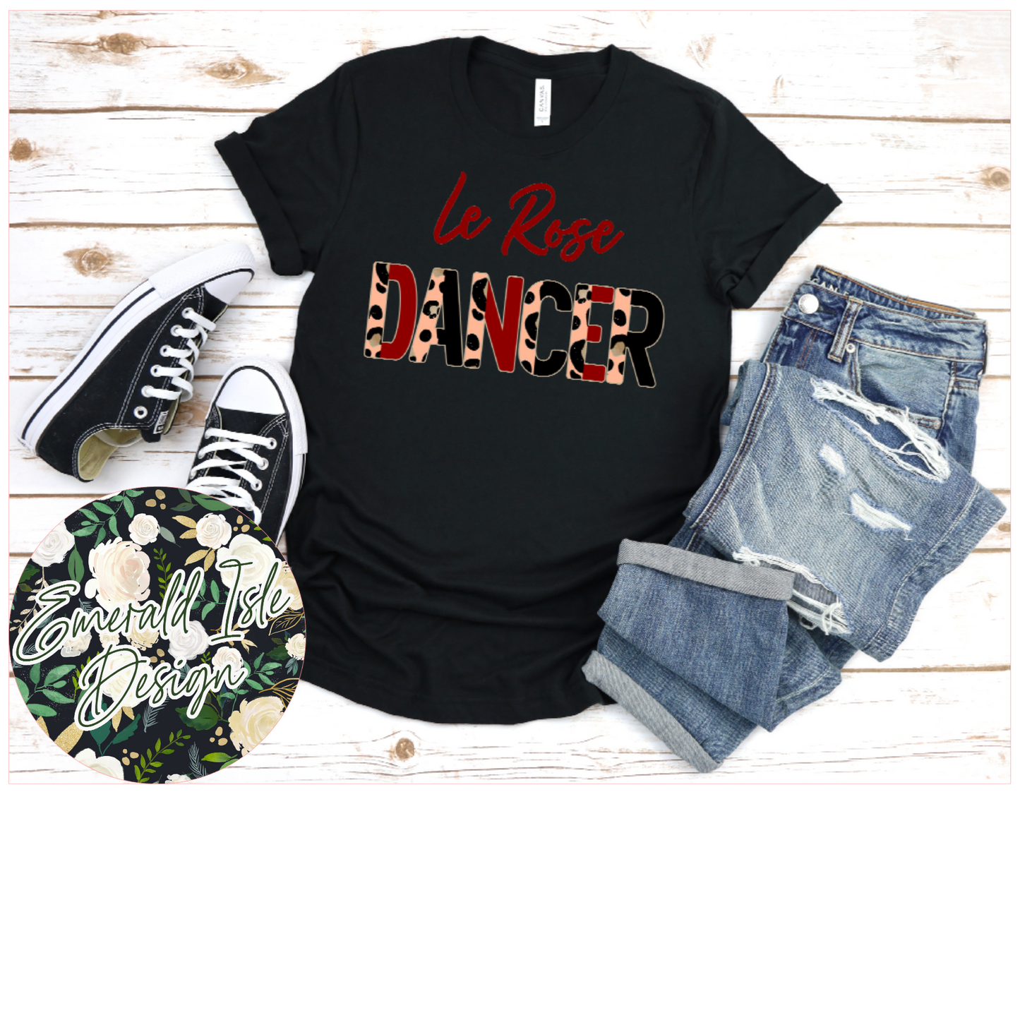Le Rose Leopard Dancer Design