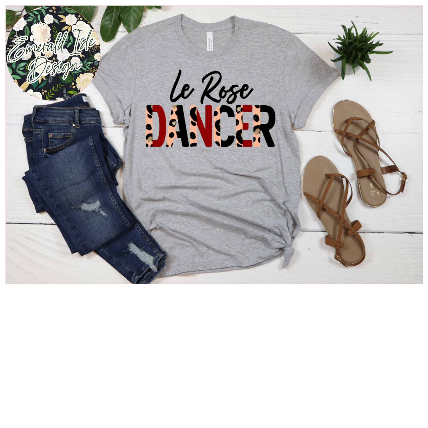 Le Rose Leopard Dancer Design