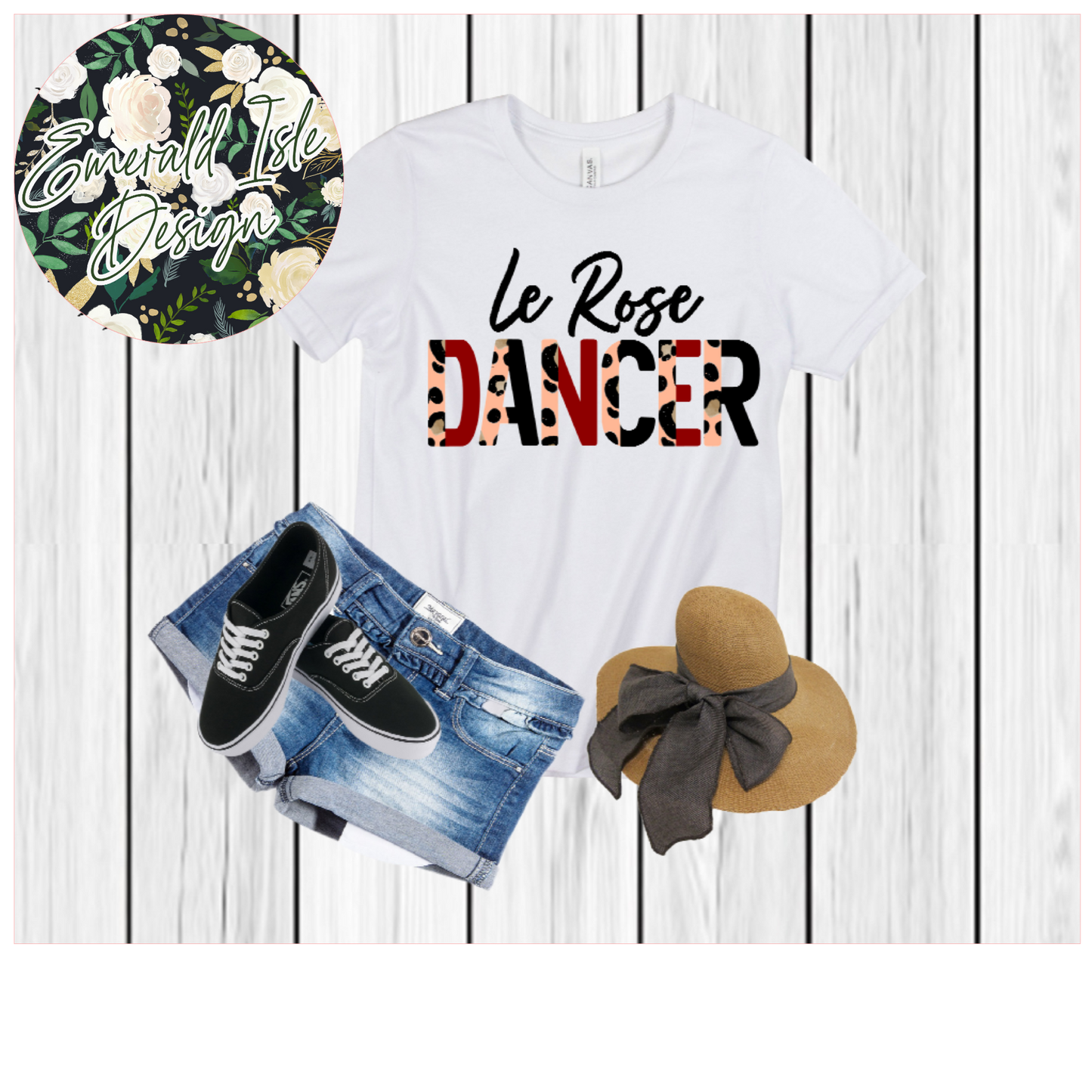 Le Rose Leopard Dancer Design