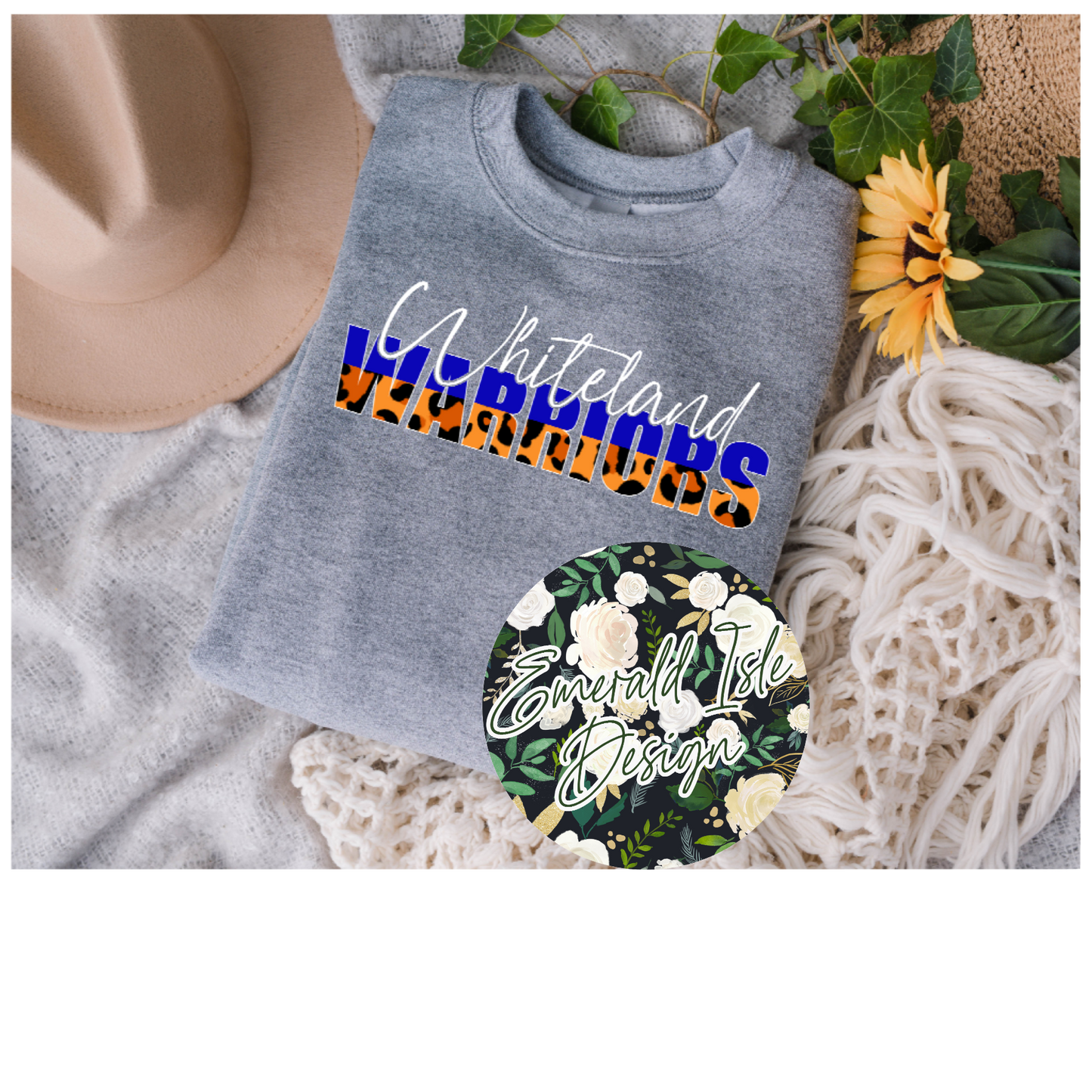 Whiteland Warriors Leopard Split Design