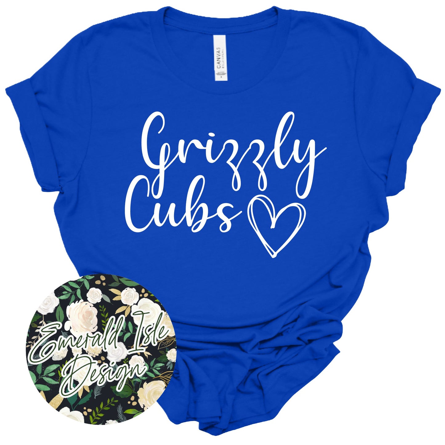 Sketch Heart Grizzly Cubs