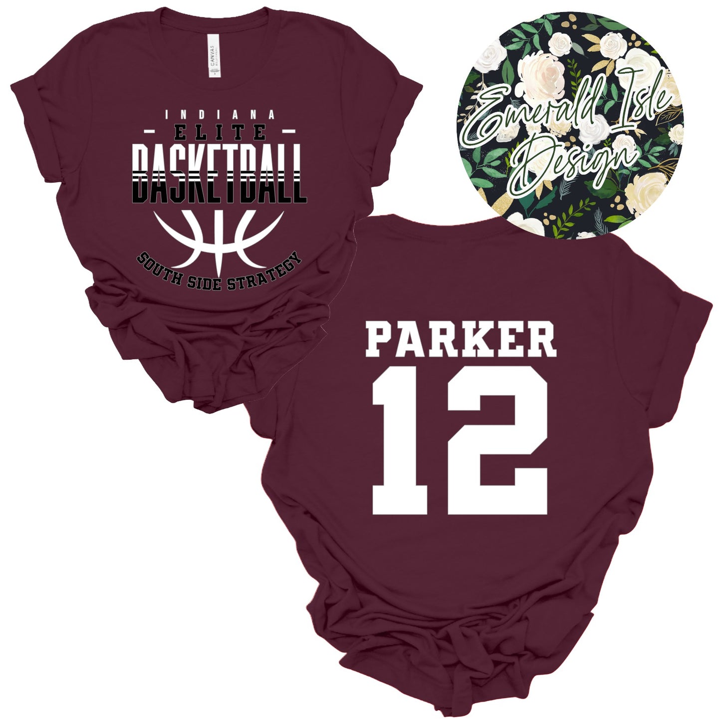 Indiana Elite South Side Strategy with Optional Back for Player Name and Number