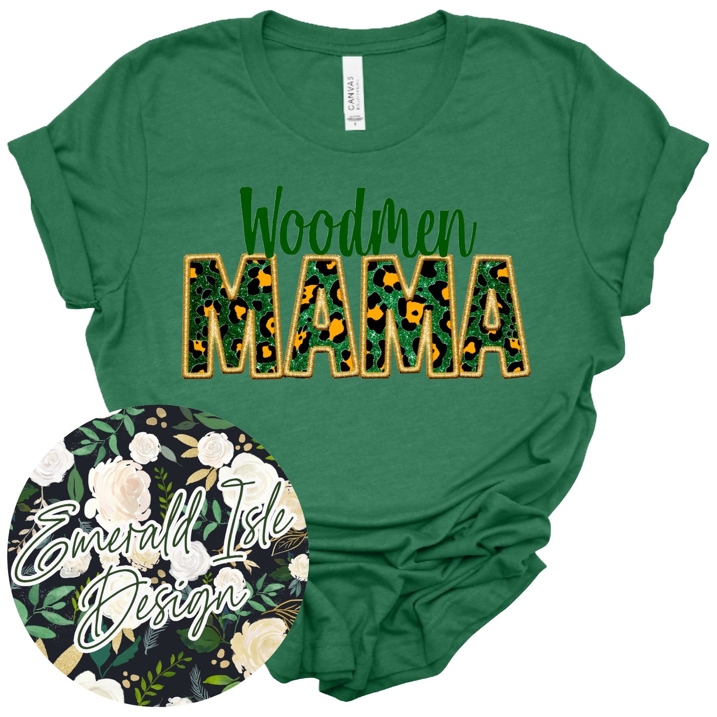 Woodmen Mama Faux Embroidery Design