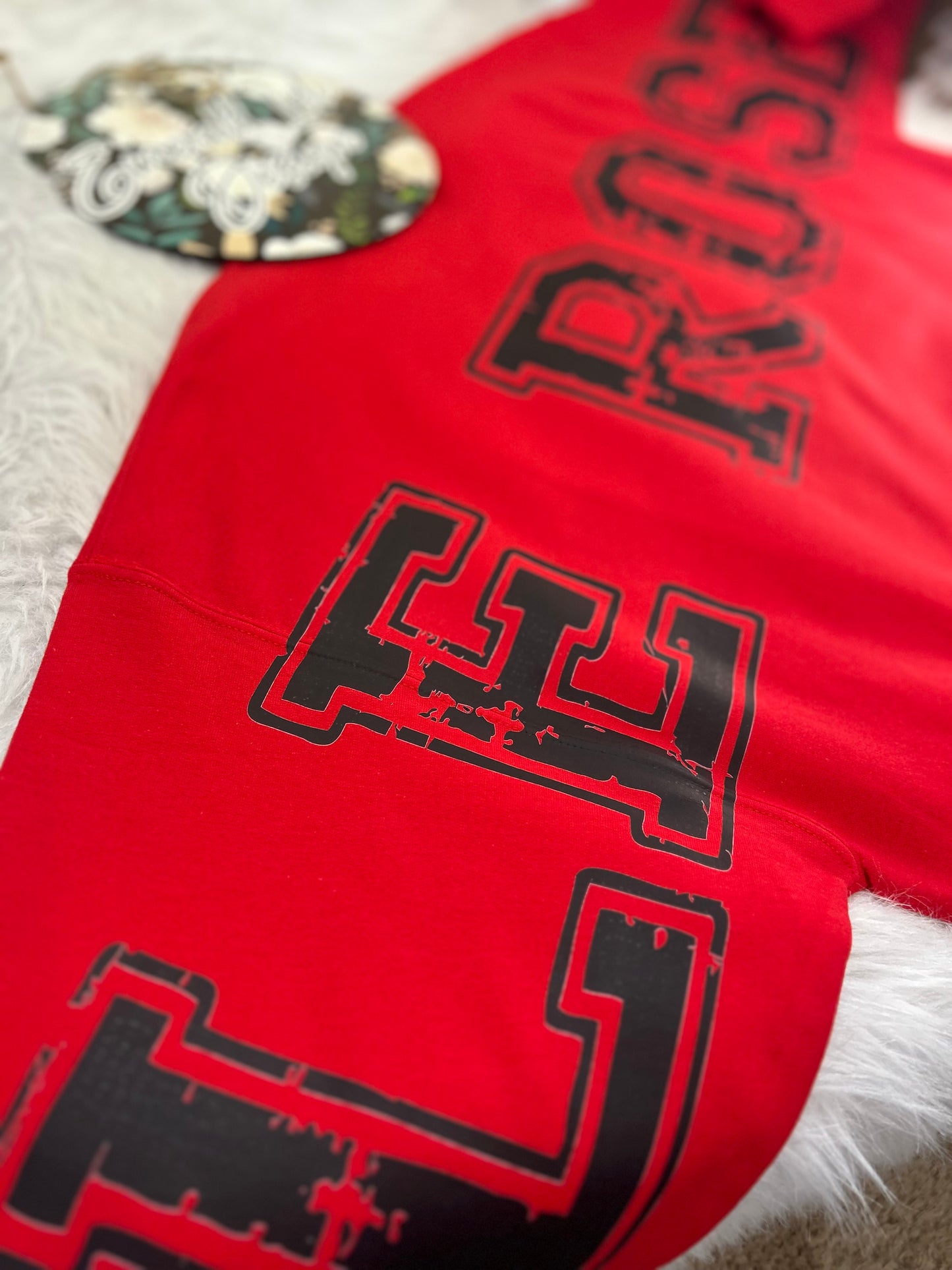 Le Rose Dance Academy Oversized Horizontal Design Style 2 on Crewneck Sweatshirt