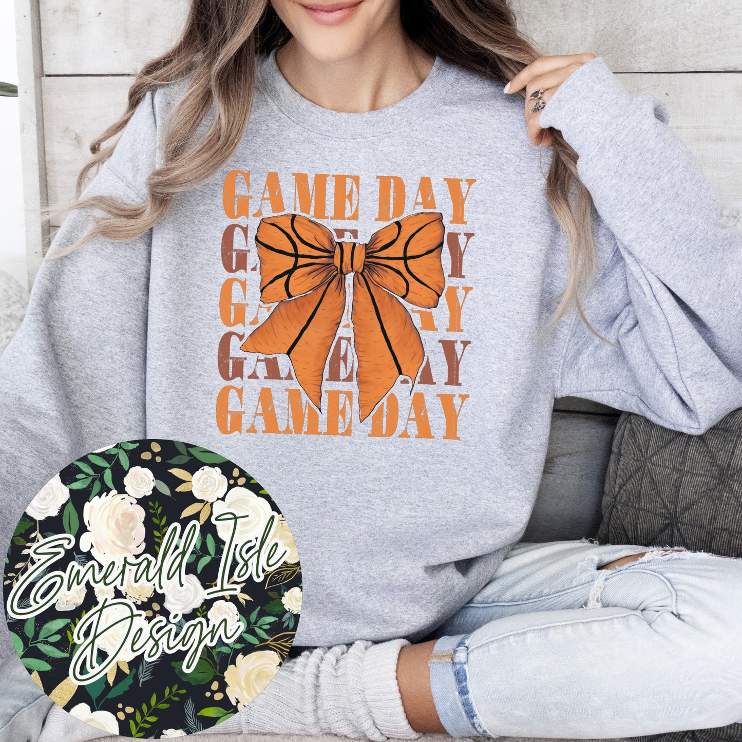 Game Day Basketball Bow Design