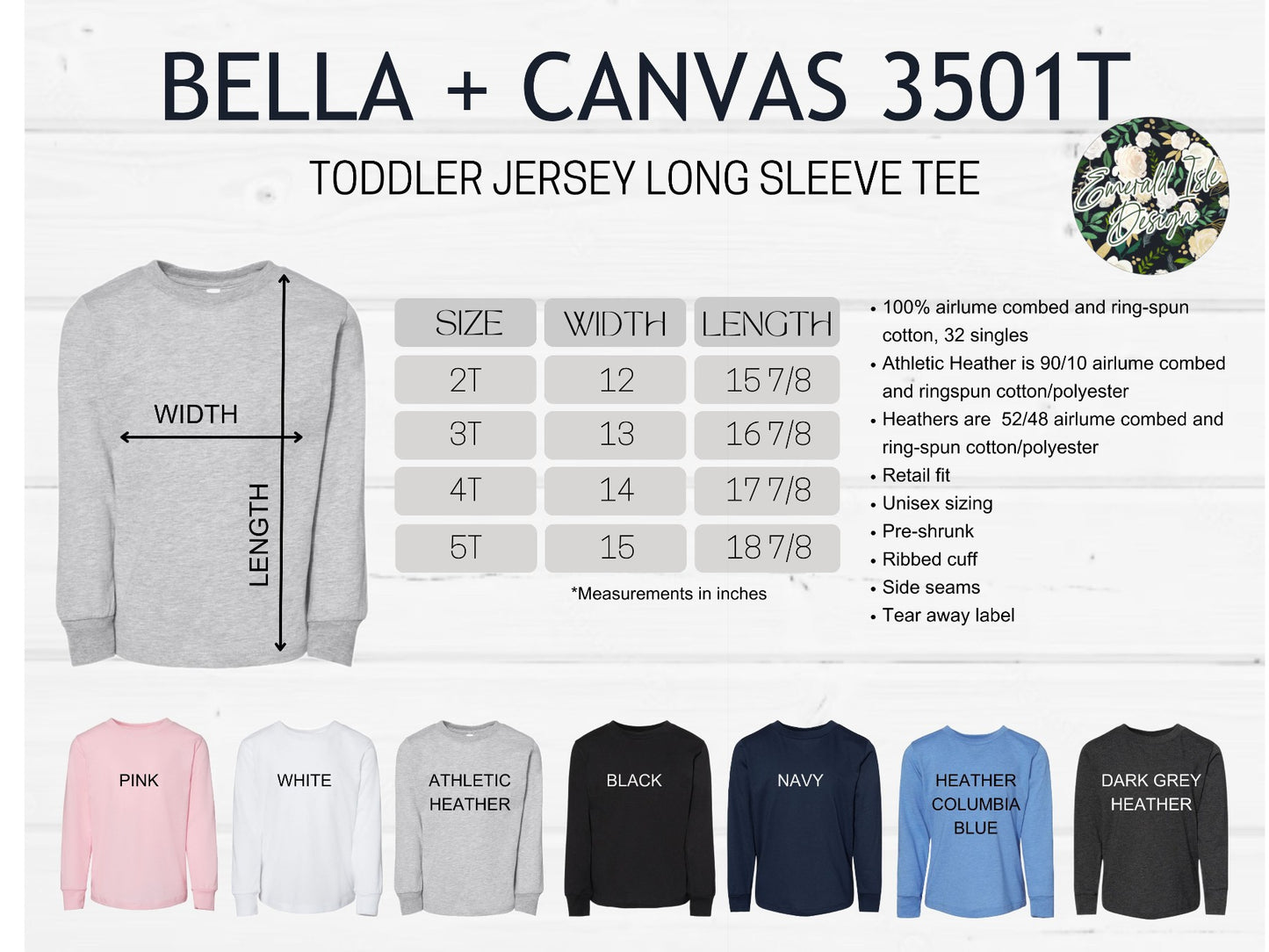 Thrive Basic Logo Unisex Long Sleeve T for the Whole Family