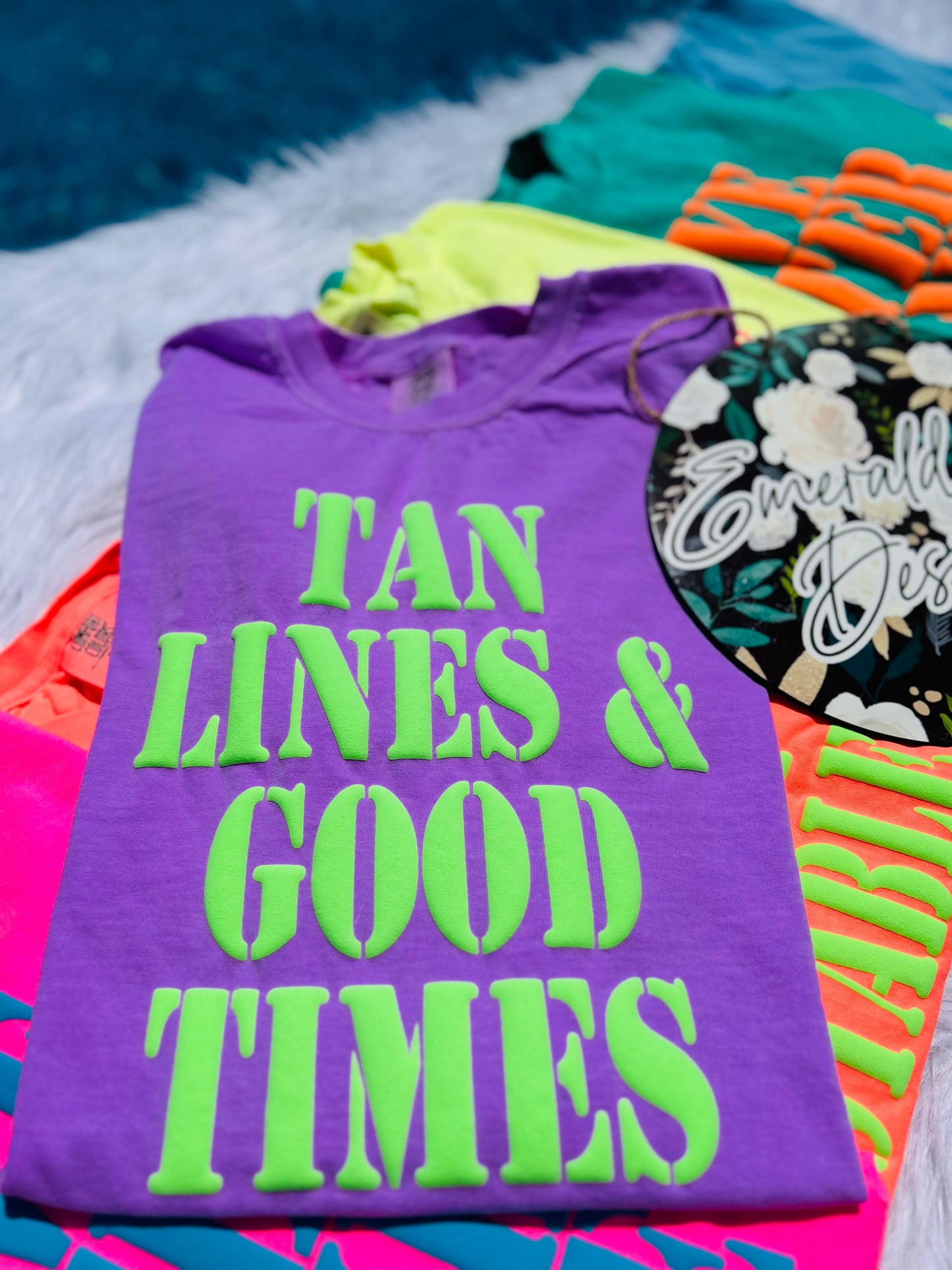 Puff Summer Sayings on Comfort Colors T's!!