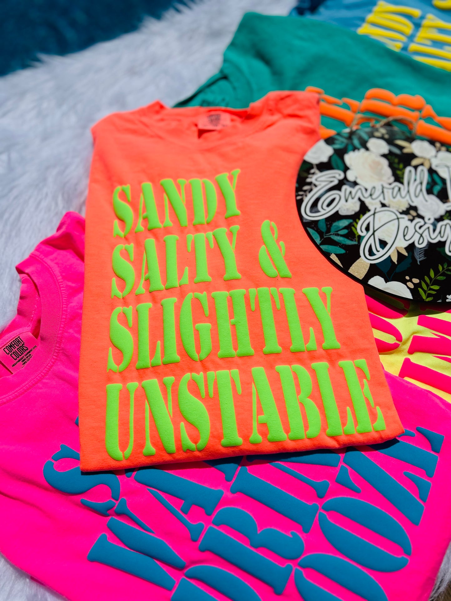 Puff Summer Sayings on Comfort Colors T's!!