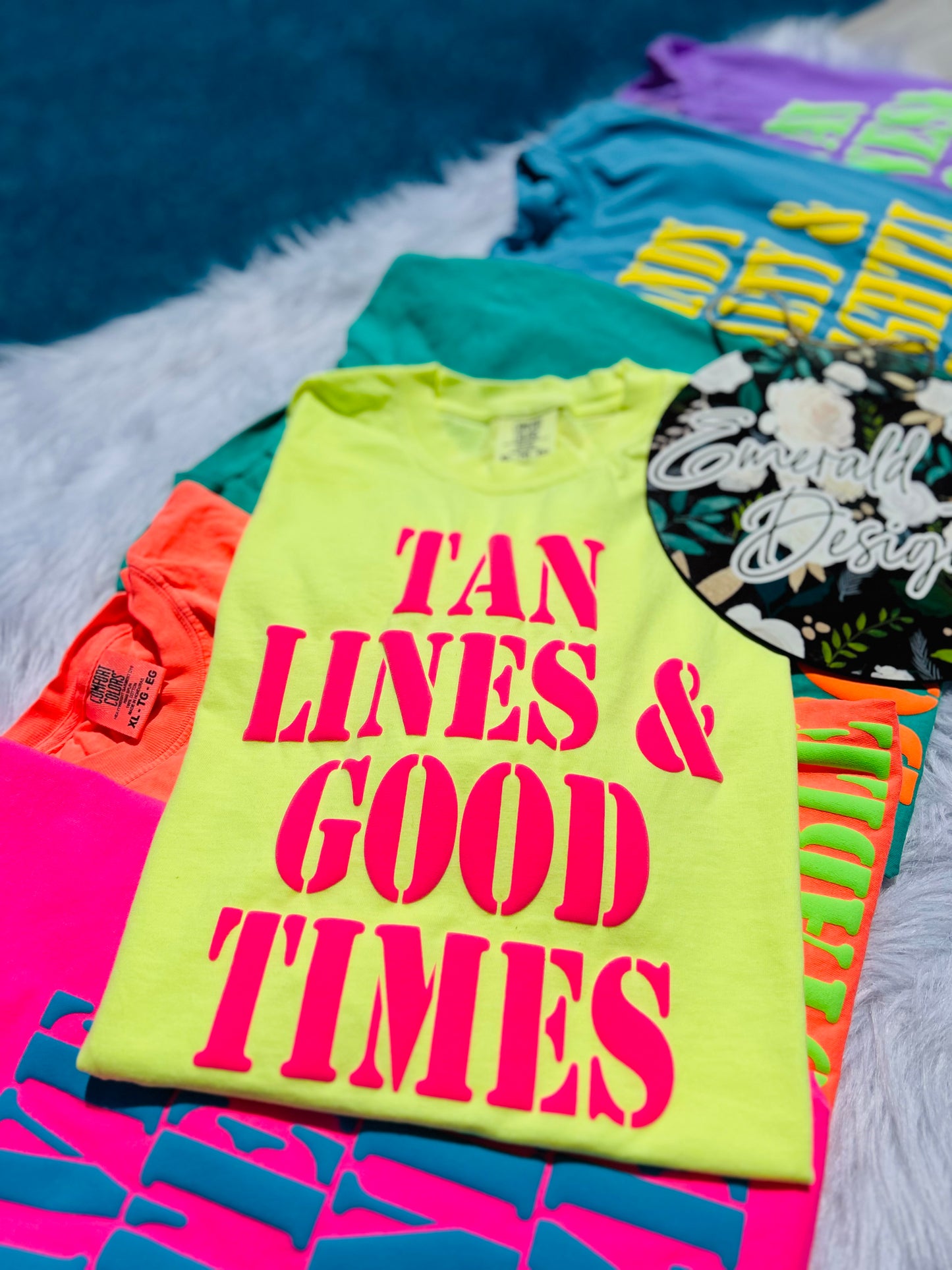 Puff Summer Sayings on Comfort Colors T's!!