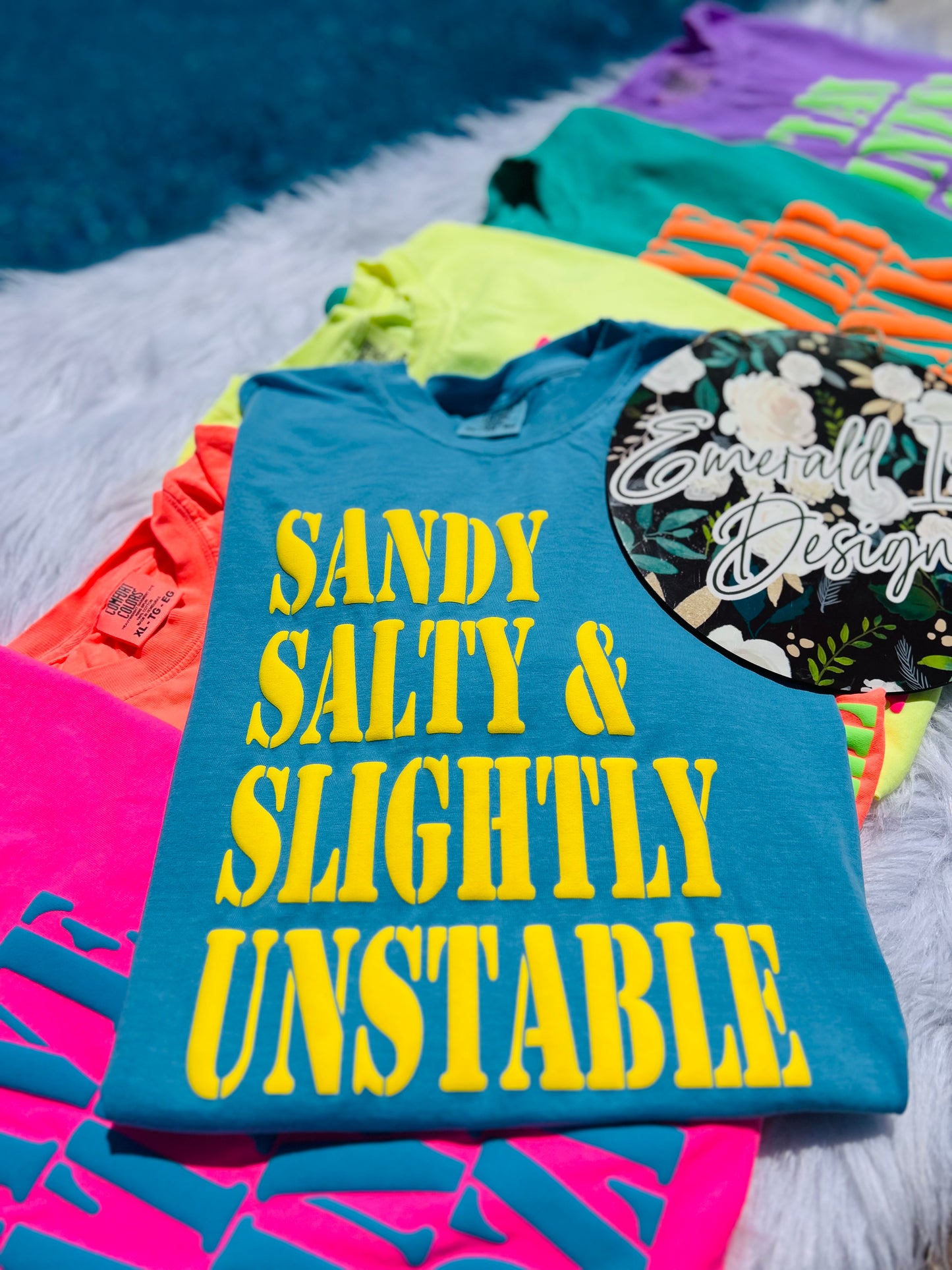 Puff Summer Sayings on Comfort Colors T's!!