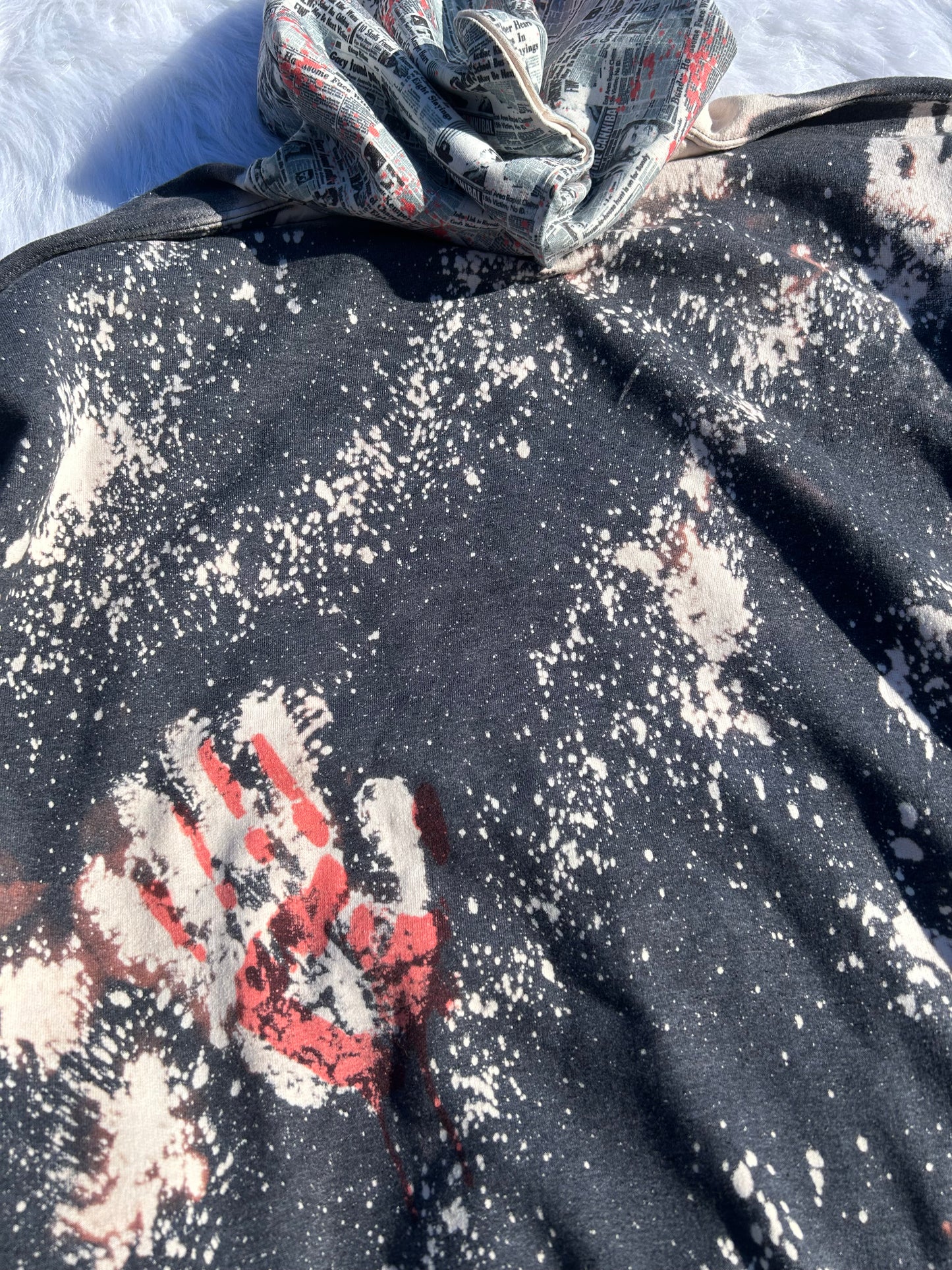 Comfy Clothes and Murder Shows Bleached Hoodie