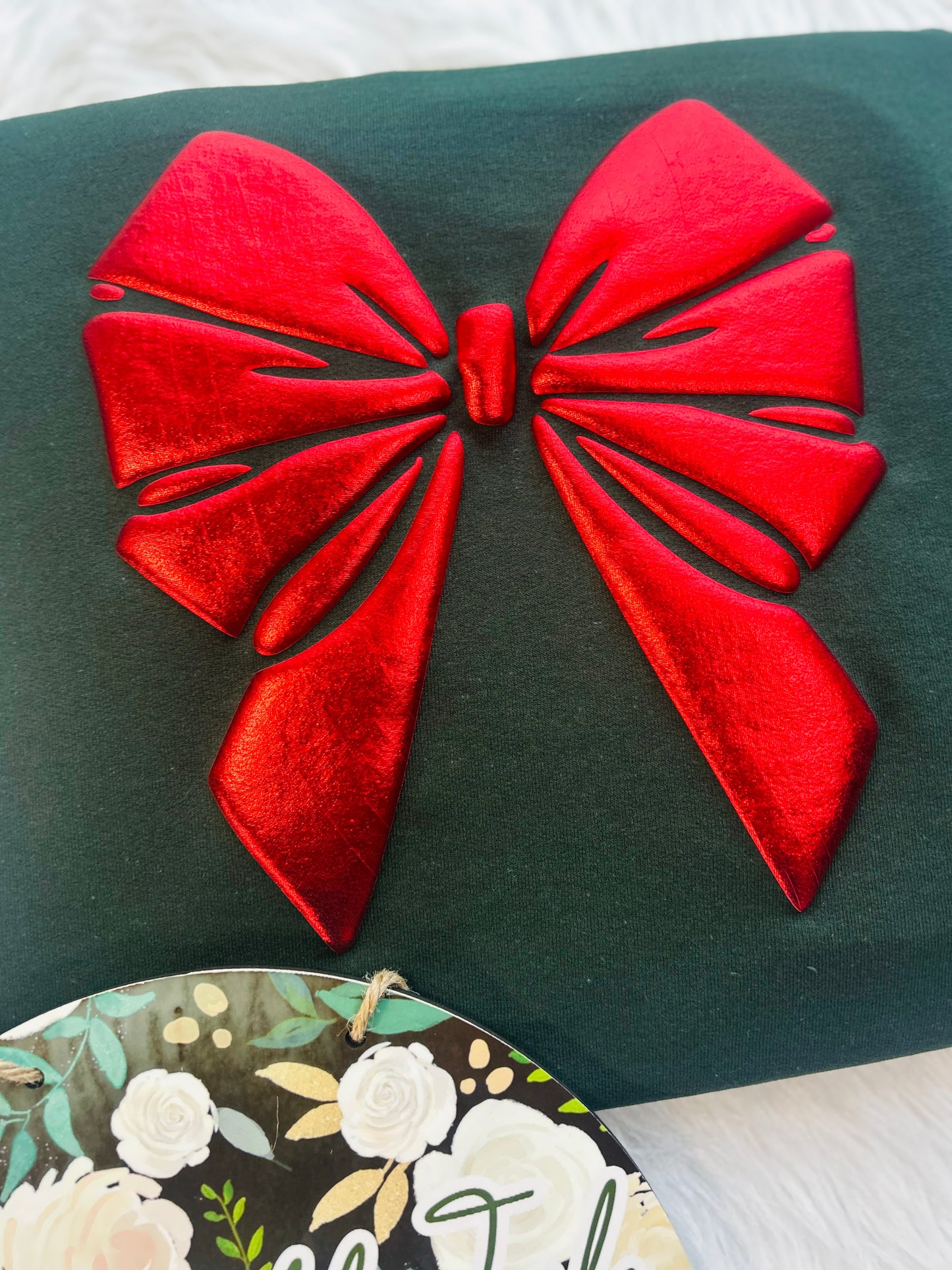 Christmas Metallic Puff Designs