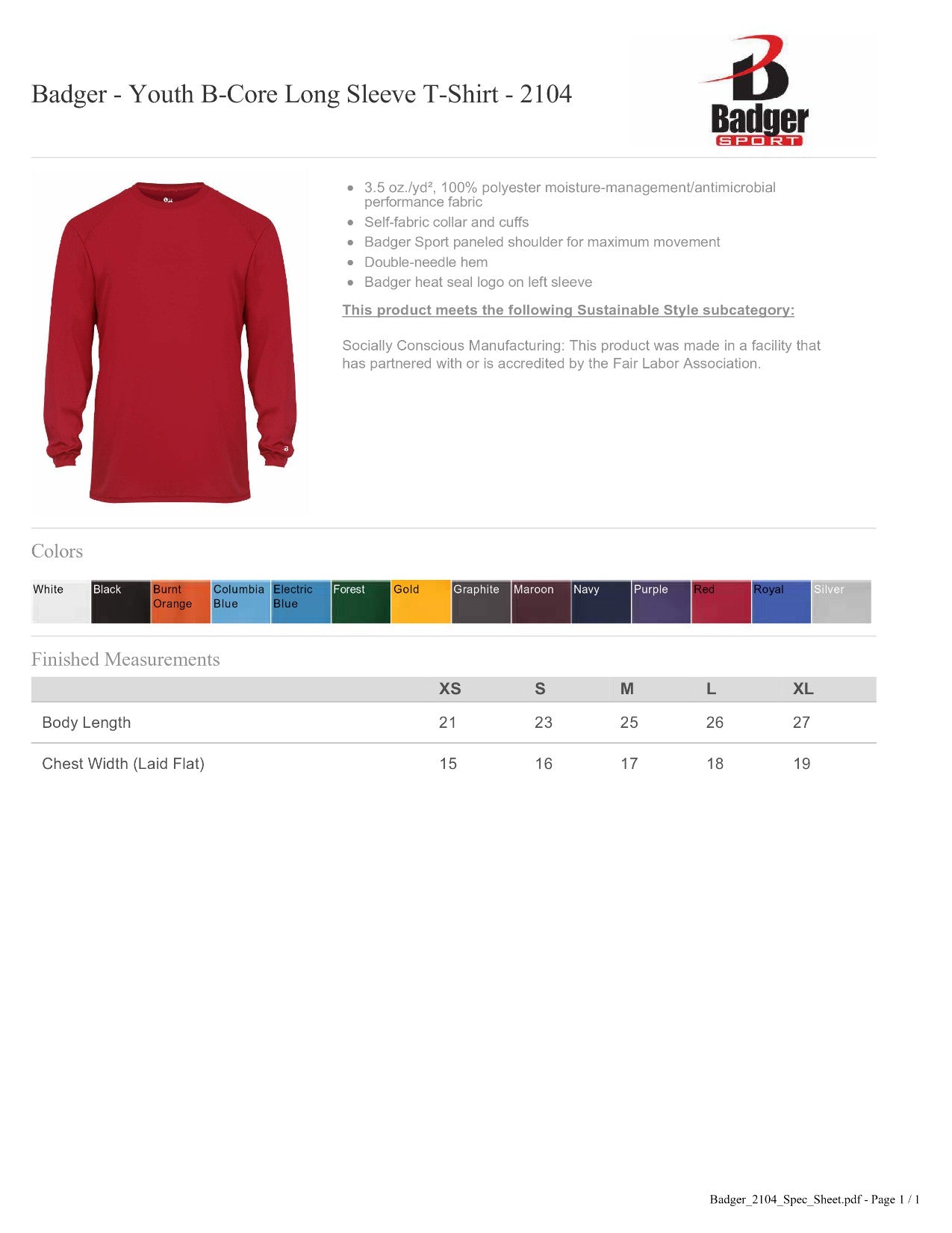 Indianapolis Vipers Performance Long Sleeve T with CUSTOM NAME & NUMBER BACK