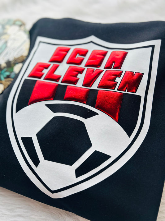 SCSA Eleven Metallic Puff Design