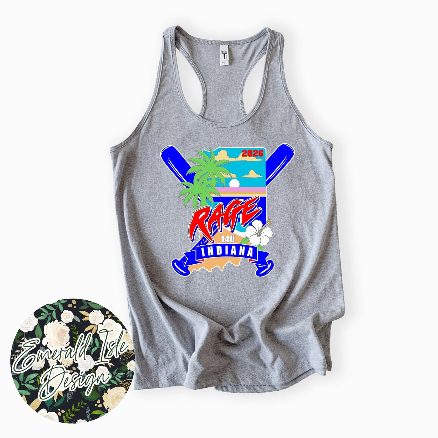 Rage Softball Nationals 2026 Design with Option to Add Name & Number on Back