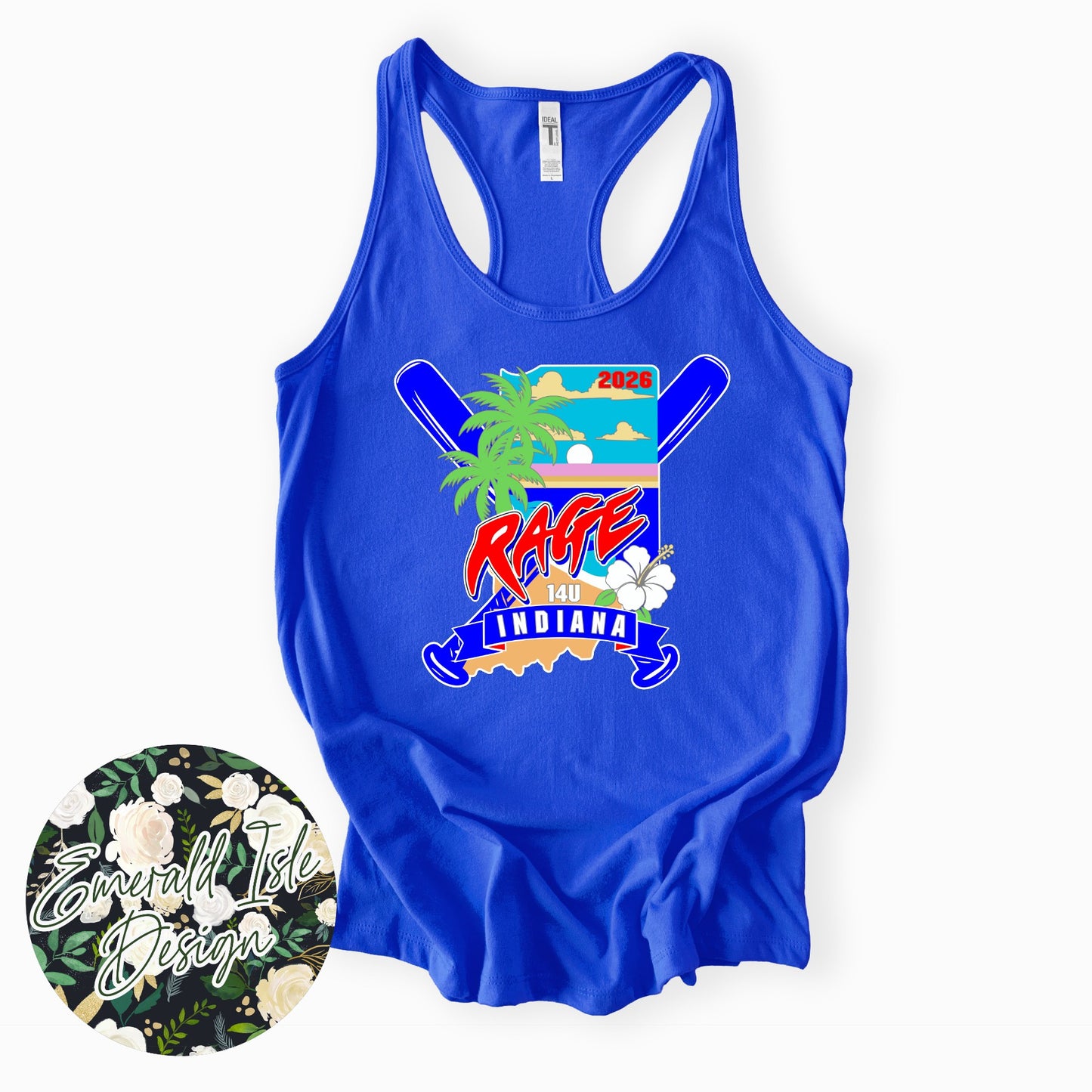 Rage Softball Nationals 2026 Design with Option to Add Name & Number on Back