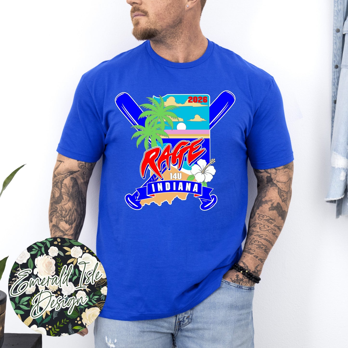 Rage Softball Nationals 2026 Design with Option to Add Name & Number on Back