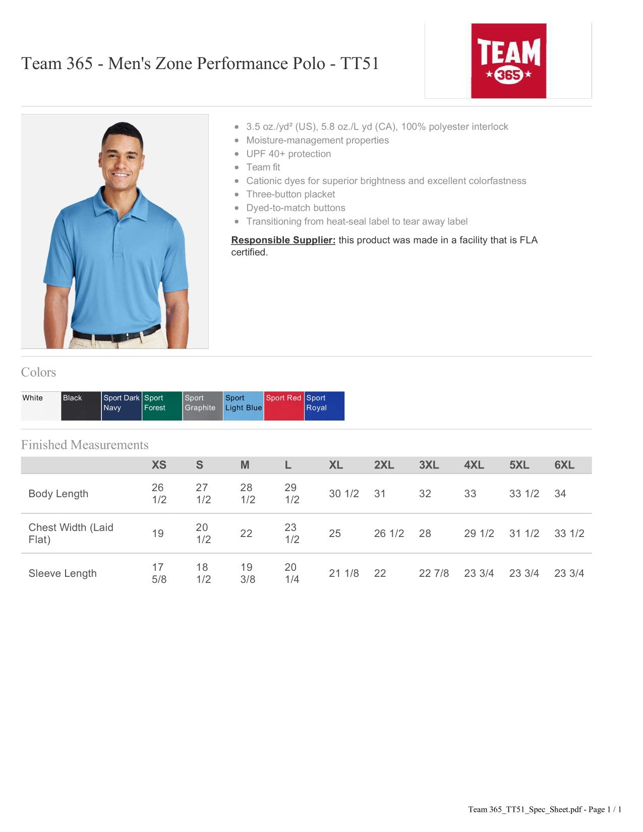 Le Rose Dance Academy Men's Performance Polo