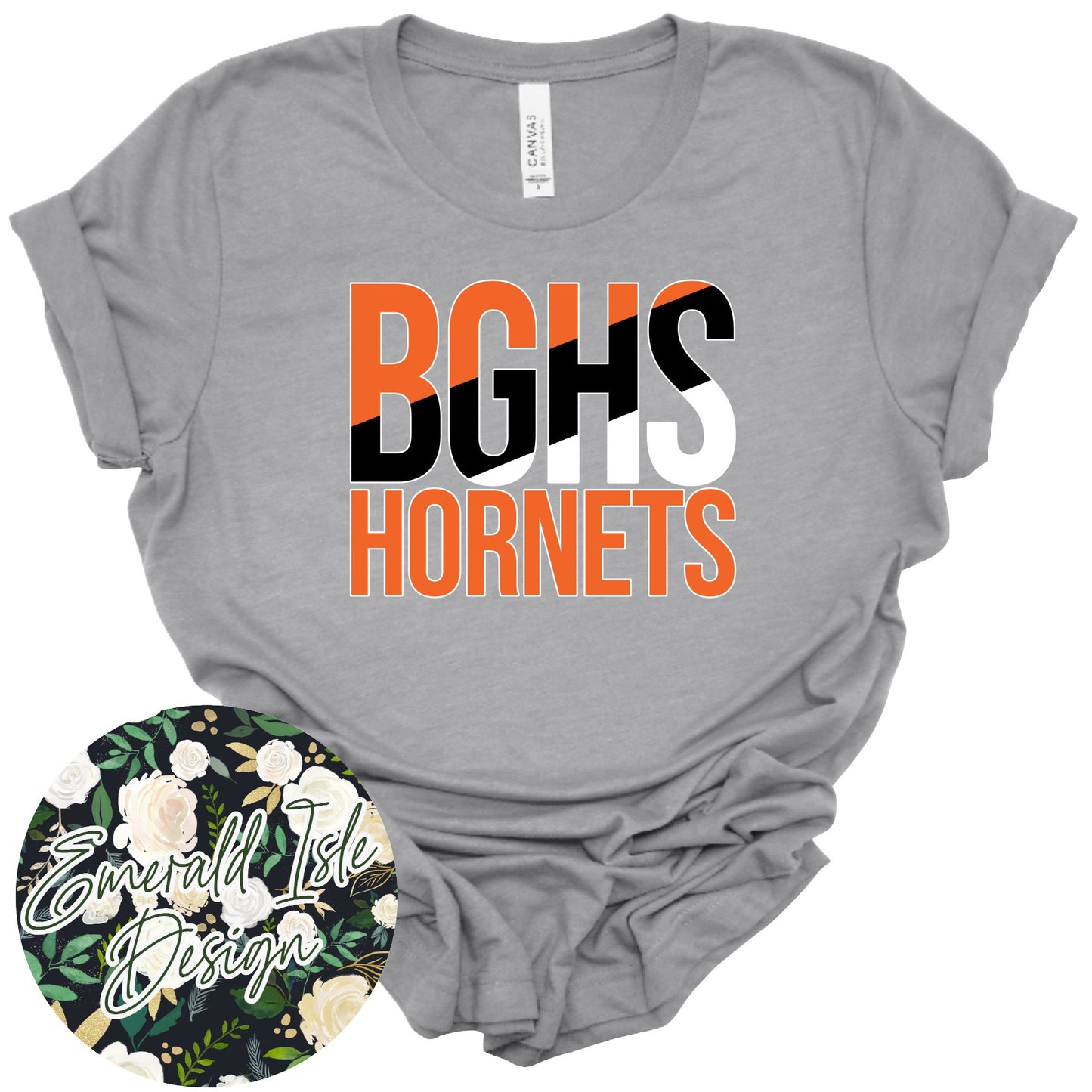 BGHS Hornets Slant Design