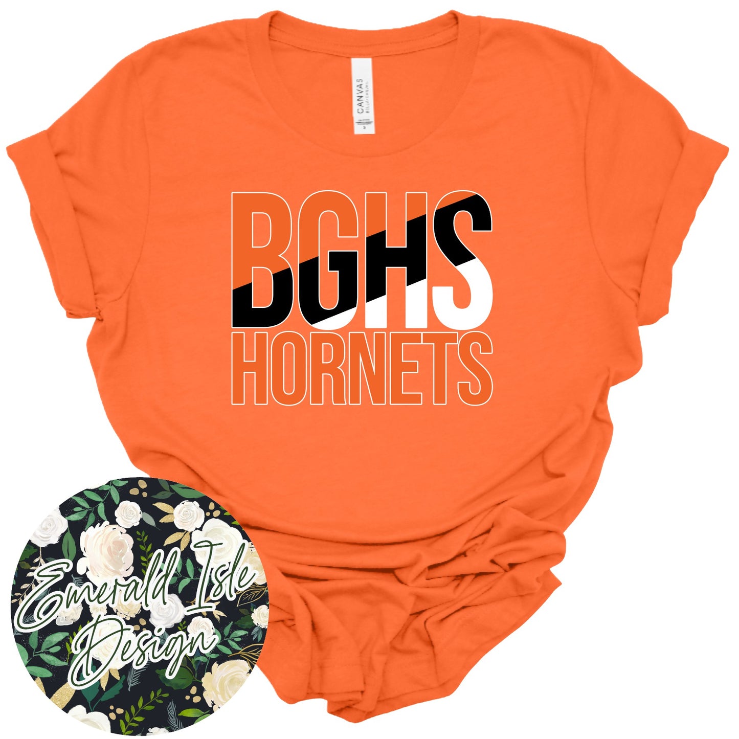 BGHS Hornets Slant Design