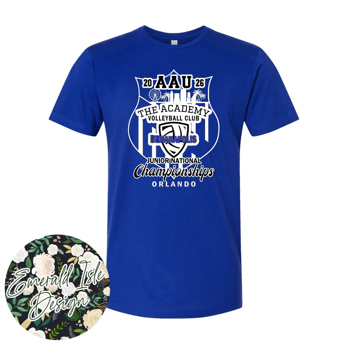 Academy Volleyball Club Junior National Championships '26 Design