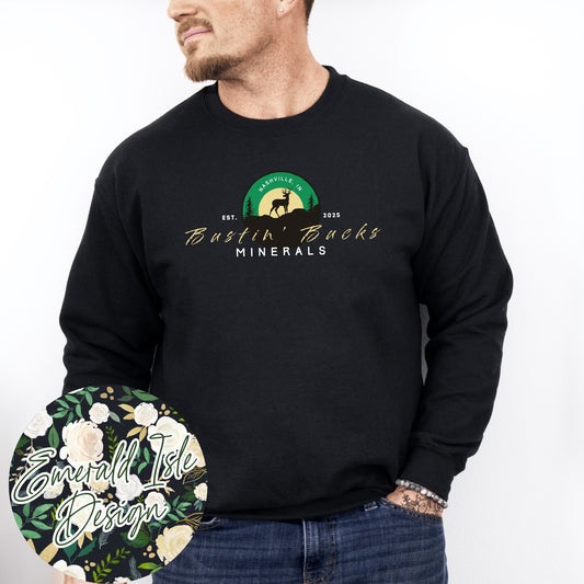 Bustin' Bucks Minerals Unisex Crewneck Sweatshirt