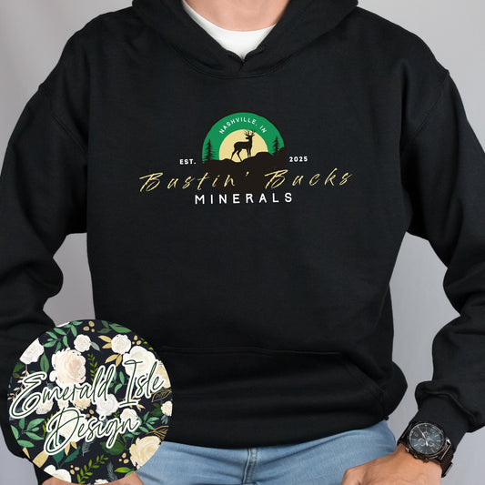 Bustin' Bucks Minerals Unisex Hoodie