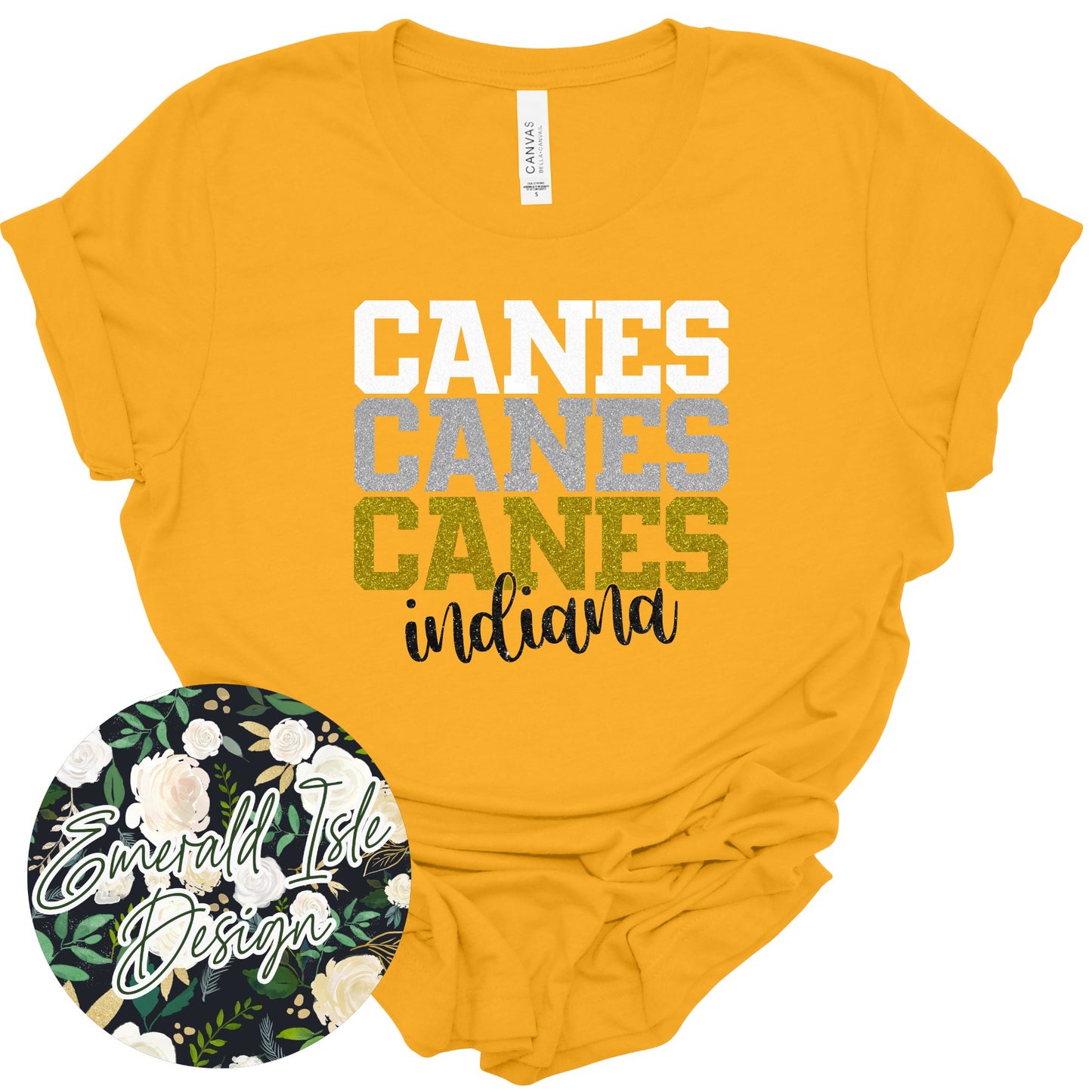 **GLITTER** Stacked Canes Indiana Design
