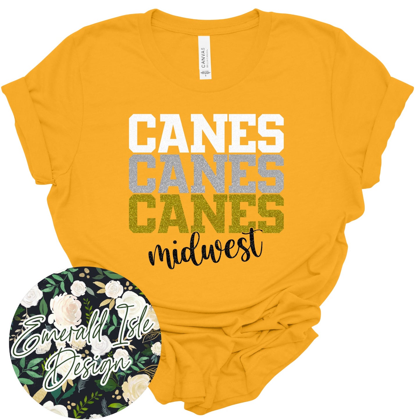**GLITTER** Stacked Canes Midwest Design