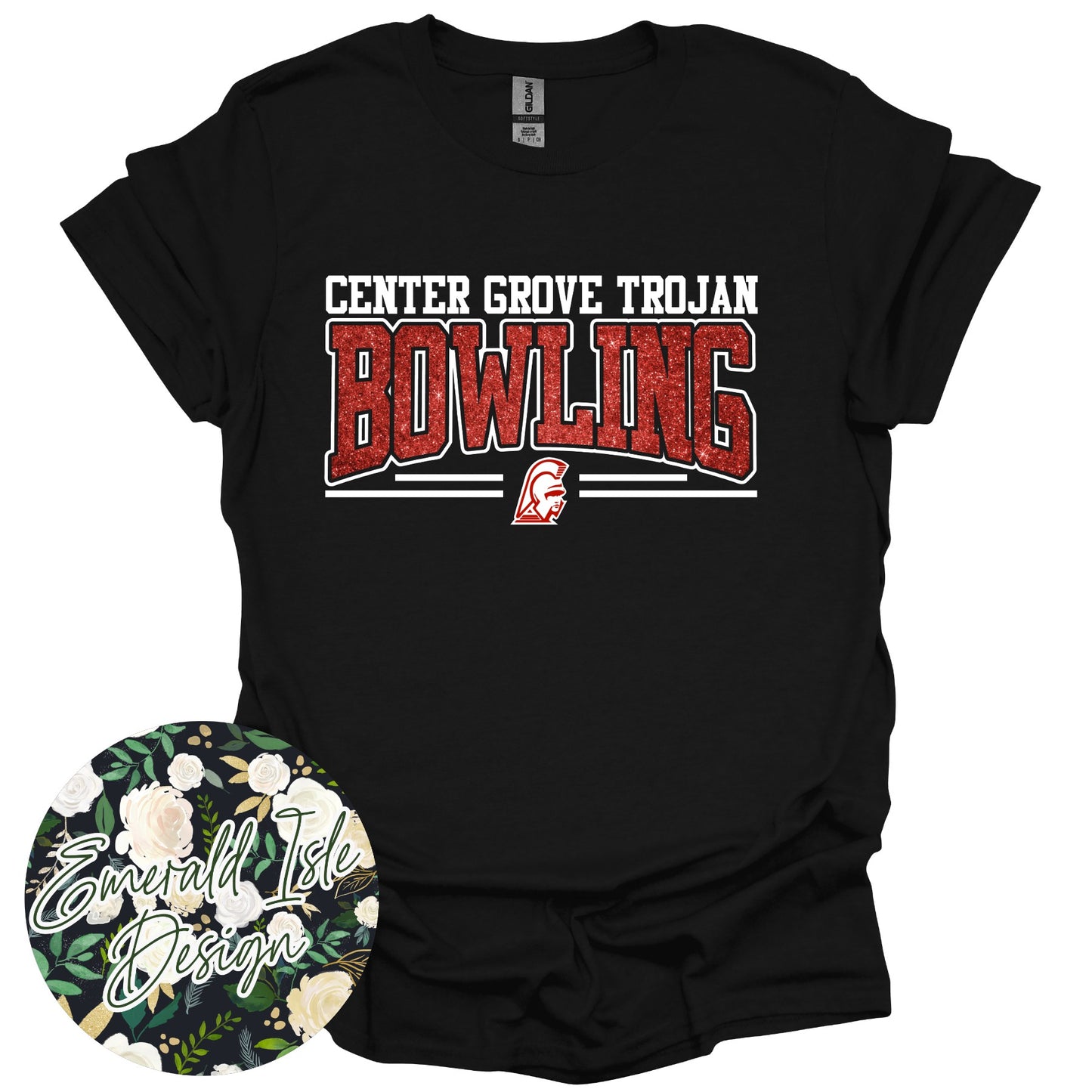 Center Grove Bowling Warp Design With Options for Flat, Glitter and Puff!!