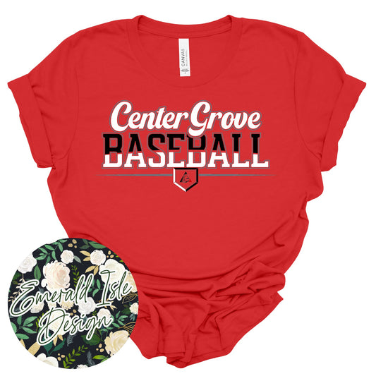 Center Grove Curved Baseball Design
