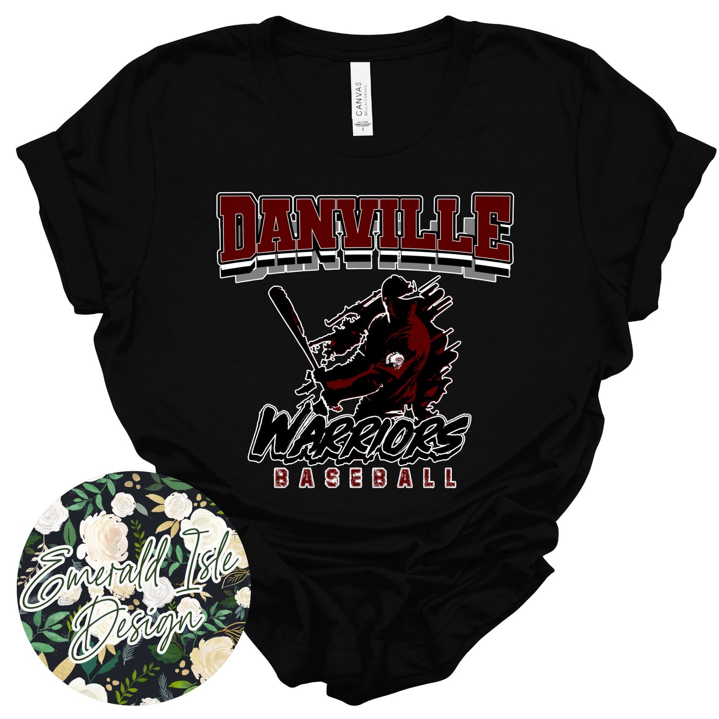 Danville Warriors Baseball Design