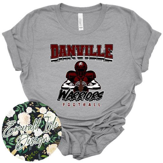 Danville Warriors Football Design