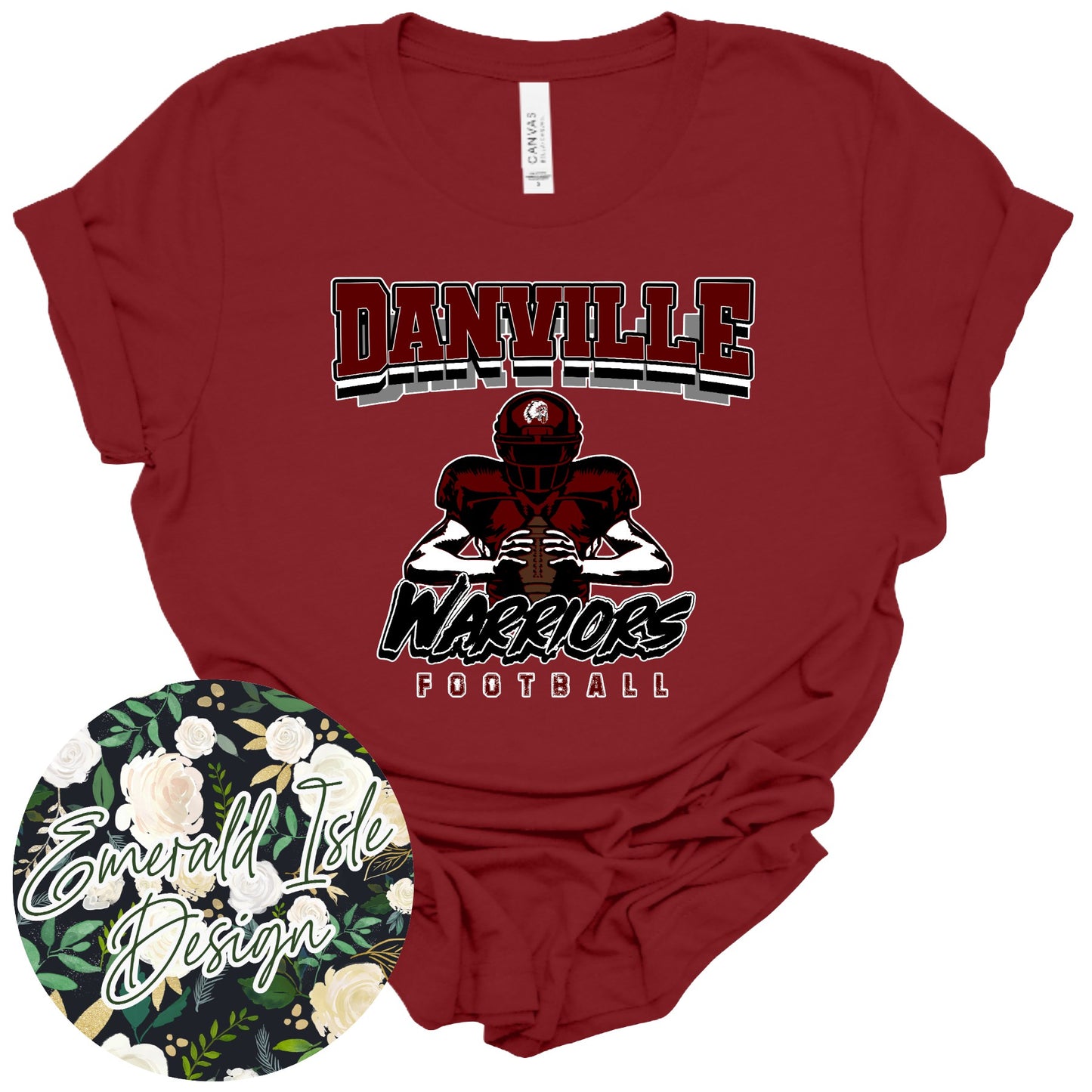 Danville Warriors Football Design