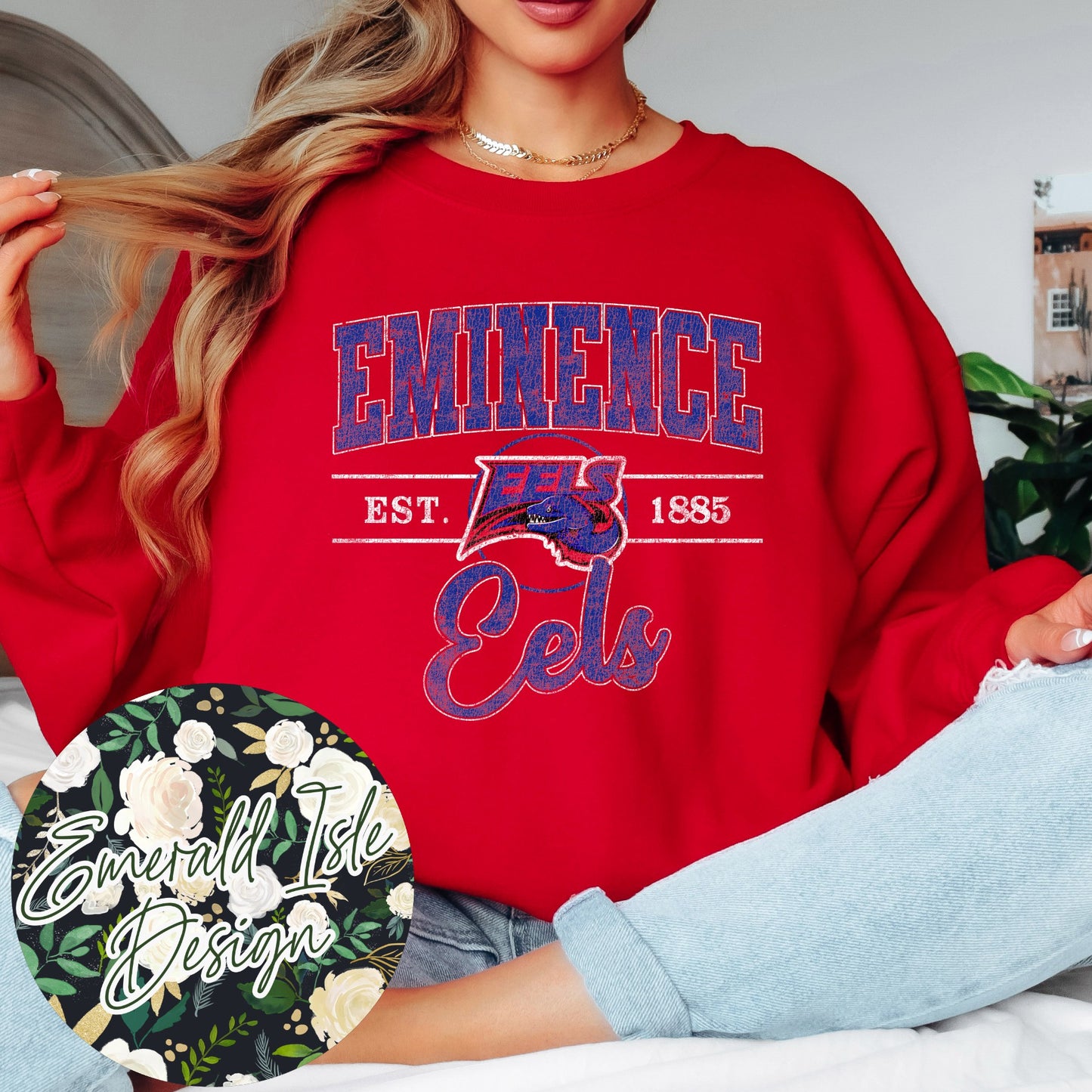Eminence Eels Vintage Varsity Design