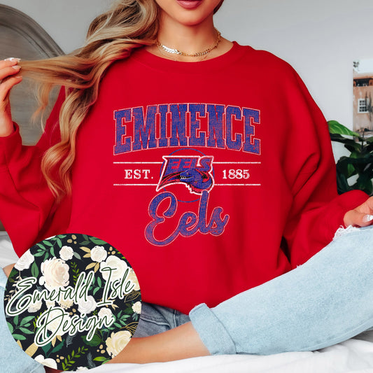 Eminence Eels Vintage Varsity Design