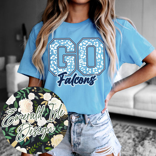 Leopard Go Falcons Design